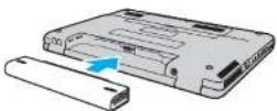 SONY Vaio VGN-NR385 - Installing the Battery Pack - 2