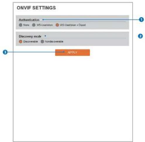 Digital Watchdog MegaPix CaaS DWC-MB44Wi650C2 - ONVIF Settings - 1
