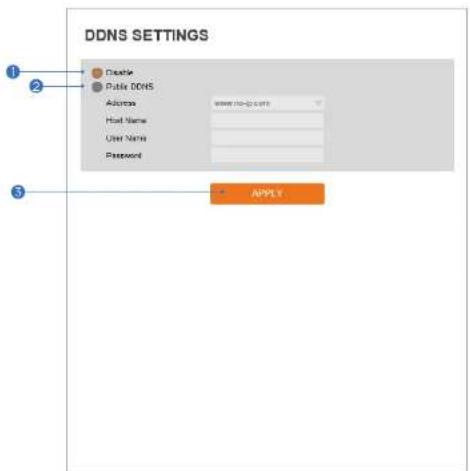 Digital Watchdog MegaPix DWC-MF5WI8TW - DDNS Settings - 1