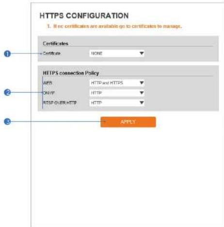 Digital Watchdog MegaPix DWC-MF5WI8TW - Setup - Security Setup HTTPS Configuration - 1