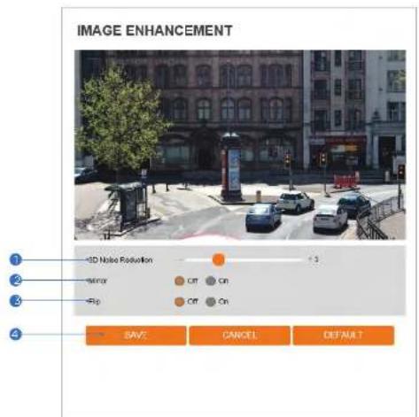 Digital Watchdog MegaPix IVA DWC-MF2WI28TW - Setup - Camera Setup Camera Image Enhancement - 1