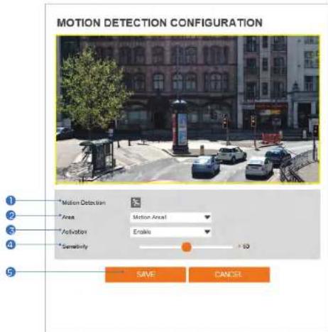 Digital Watchdog MegaPix IVA DWC-MF2WI28TW - Setup - Event Setup Motion Detection Configuration - 1