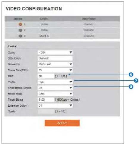 Digital Watchdog MegaPix DWC-MV74Wi6 - Video Configuration - 1