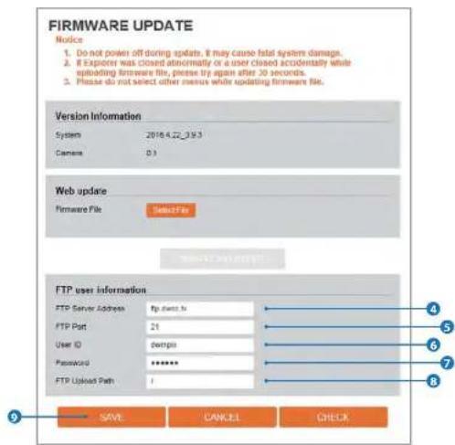Digital Watchdog MegaPix DWC-MV74Wi6 - Setup - System Setup Firmware Update - 1