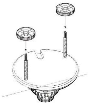 Digital Watchdog MegaPix DWC-MV74Wi6 - Installation - Installation Using Mount Bolt &amp; Nut - 1