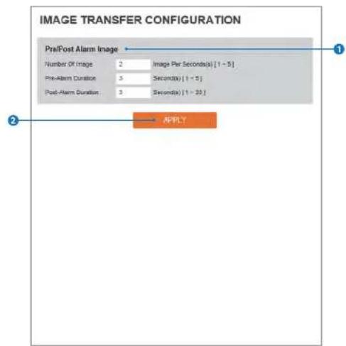 Digital Watchdog MegaPix DWC-MV74Wi6 - Setup - Trigger Action Setup Image Transfer Configuration - 1