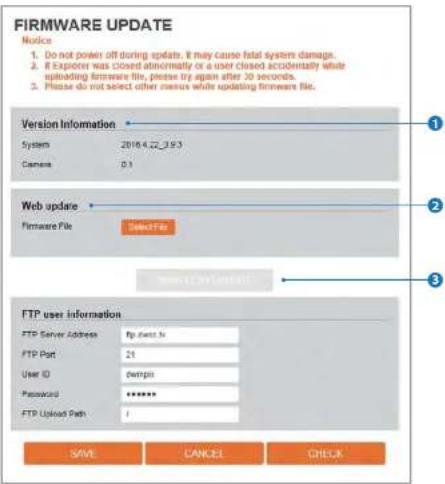 Digital Watchdog MegaPix DWC-MV74Wi6 - Setup - System Setup Firmware Update - 1