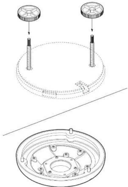 Digital Watchdog MegaPix CaaS DWC-PVF5M1TIRC6 - Installation - Installation Using Mount Bolt & Nut - 1