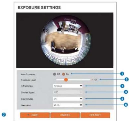 Digital Watchdog MegaPix CaaS DWC-PVF5M1TIRC6 - Camera Exposure Settings - 1