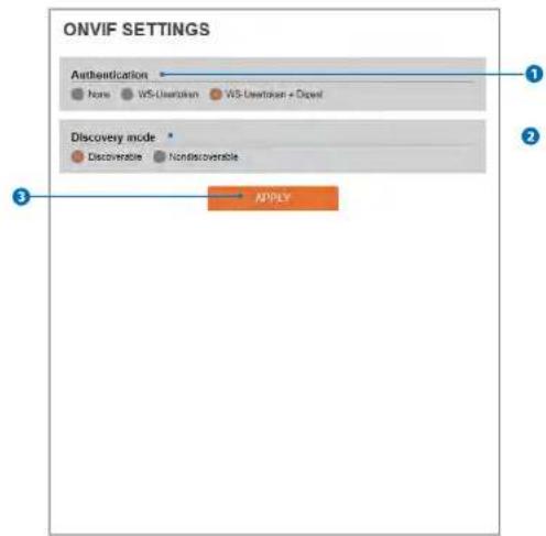 Digital Watchdog MegaPix CaaS DWC-PVF5M1TIRC6 - ONVIF Settings - 1