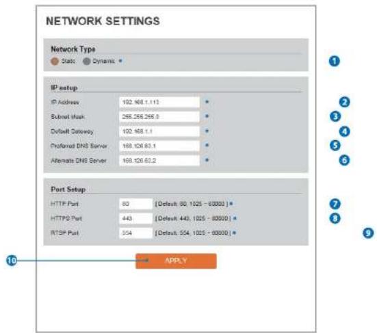 Digital Watchdog MegaPix CaaS DWC-MB44WI650C6 - Network Settings - 1