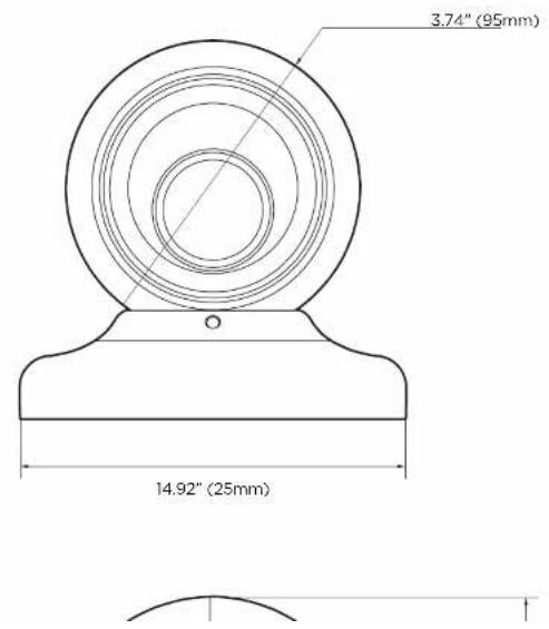 Digital Watchdog MegaPix DWC-MVA2WiAT - Specifications - Dimension - 1