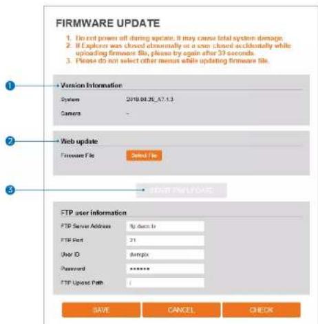 Digital Watchdog MegaPix DWC-MVA2WiAT - Setup - System Setup Firmware Update - 1