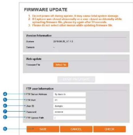 Digital Watchdog MegaPix DWC-MVA2WiAT - Setup - System Setup Firmware Update - 1