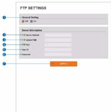 Digital Watchdog MegaPix DWC-MVA2WiAT - FTP Settings - 1