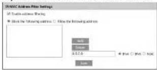 Digital Watchdog MegaPix DWC-MVT4WiA - Block and Allow Lists - 1