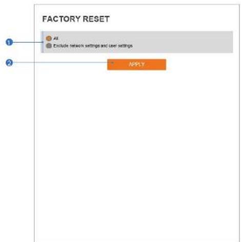 Digital Watchdog MegaPix IVA+ DWC-MPVA5WI28T - Setup - System Setup Factory Reset - 1