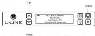 U-Line 3036RR - To access Relay Status - 3