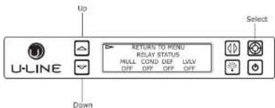 U-Line 3036RR - SERVICE MENU - 2