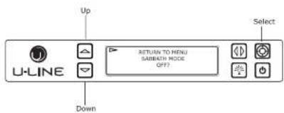 U-Line 3018RGL15B - Sabbath Mode - 2