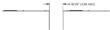 U-Line 3018RGL15B - Hinge-by-Hinge Installation (Mullion) - 2