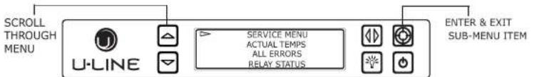U-Line 3018RGL15B - Control Operation - Service - 3