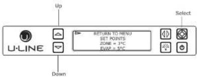 U-Line 3018RGL15B - Set Points - 1