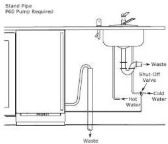 U-Line CLR1215OD40B - FACTORY INSTALLED DRAIN PUMP - 1