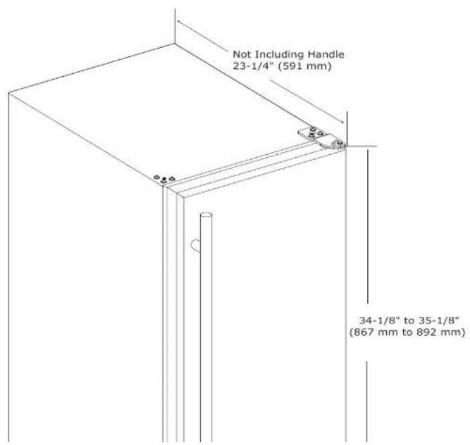 U-Line CLR1215OD40B - CUTOUT DIMENSIONS - 2