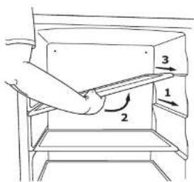 U-Line 1224RF - REMOVING AND INSTALLING INTERIOR SHELVES - 1