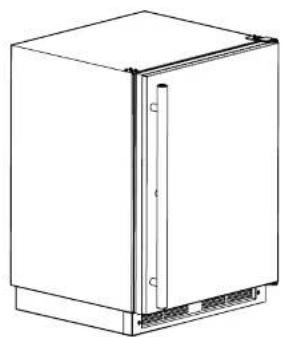 U-Line 1224RF - To install the kit: - 1