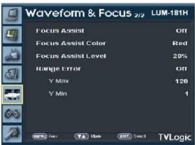 TVLogic LUM-328G - [5] Waveform &amp; Focus - 1