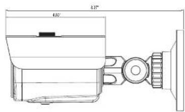 Speco Technologies VL7038K - CAMERA DIMENSION - 2
