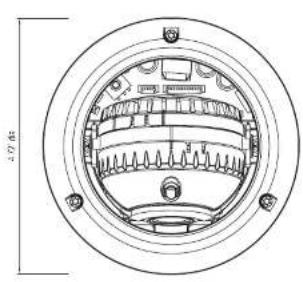 Speco Technologies VL7038K - CAMERA DIMENSION - 1