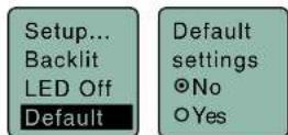 Lectrosonics DPR-A - Restoring Default Settings - 1