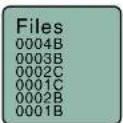 Lectrosonics DPR-A - Choosing Files for Replay - 2
