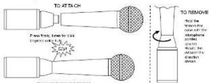 Lectrosonics DPR-A - Attaching/Removing a Microphone - 1