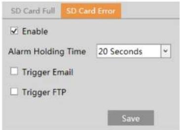 Speco Technologies O8VB2 - SD Card Error - 1