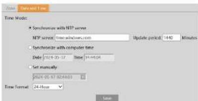 Speco Technologies O8VB2 - Date and Time - 1
