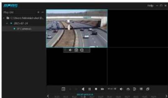 Speco Technologies H12HRN - Q9. How to play the backup file? - 2