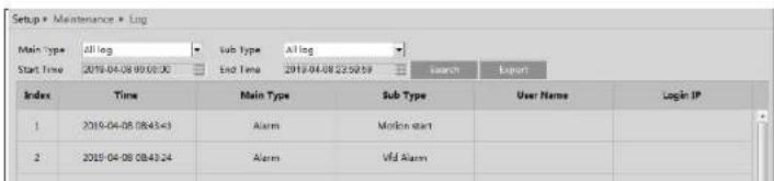 Speco Technologies O4VB1NG - Operaon Log - 1