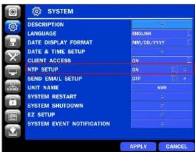 Speco Technologies ZIPK88B2 - 2-3. Setting NTP (Network Time Protocol) - 1