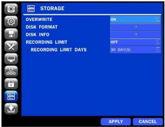 Speco Technologies ZIPK88B2 - 4-8. Setup - STORAGE Mode - 1