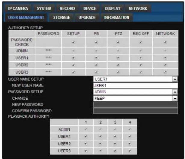 Speco Technologies ZIPK88B2 - 7-7-7. User Management - 1