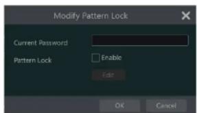 Speco Technologies N8NRP - Modify Pattern Lock - 1