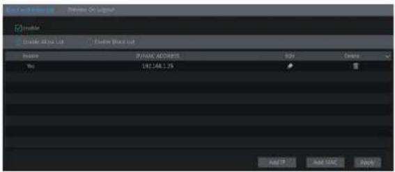 Speco Technologies N8NRP - Account & Permission Management - 1