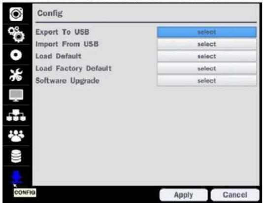 Speco Technologies ZIPL4B1 - 4-9. Setup - CONFIG Mode - 1