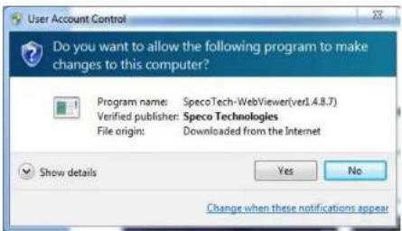 Speco Technologies ZIPL4B1 - Network Access Using the Web-Browser Viewer - 3