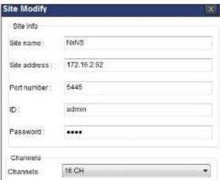Speco Technologies ZIPL4B1 - 7-8-1-2. Deleting a Site - 2
