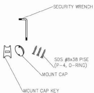 Speco Technologies O2D3 - Accessories for installation - 1